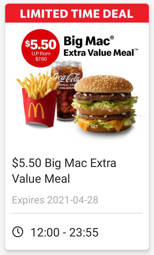 buy one big mac get one for a penny november 2015