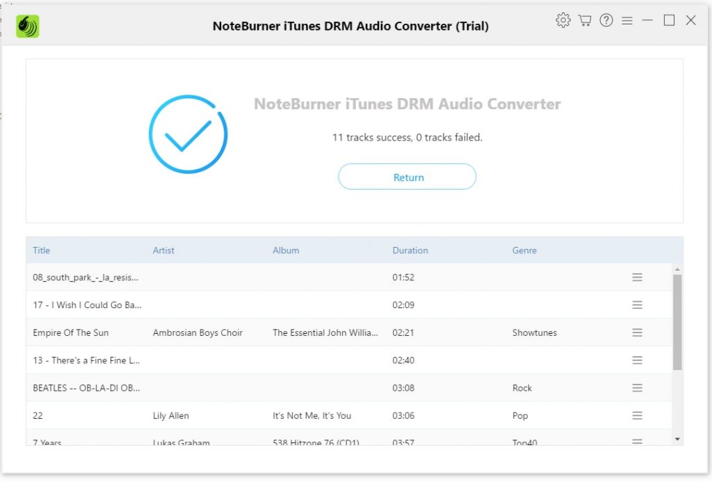 noteburner itunes drm audio converter for mac review
